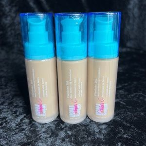 3 Pack! Uoma by Sharon C Flawless IRL Skin Perfecting Foundation, Fair Lady T4